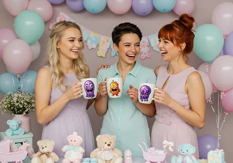 Группы по организации праздников для будущих мам