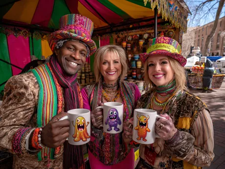 Команды продавцов на ярмарках и фестивалях