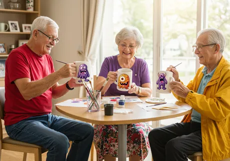 Команды по организации досуга в домах престарелых