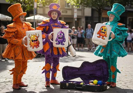 Уличные артисты